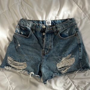 bdg denim distressed shorts